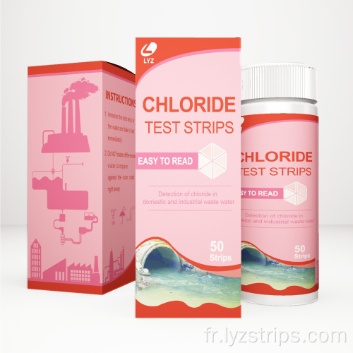bandelettes de test de chlorure d&#39;eau kits de test d&#39;eau
